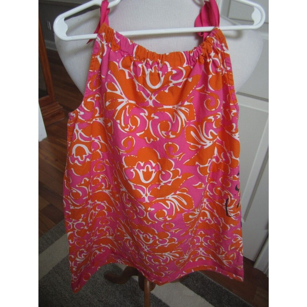 SWEET PILLOWCASE GIRLS DRESS BY HANNA ANDERSON WITH GROSGRAIN STRAPS 5T - Picture 4 of 5